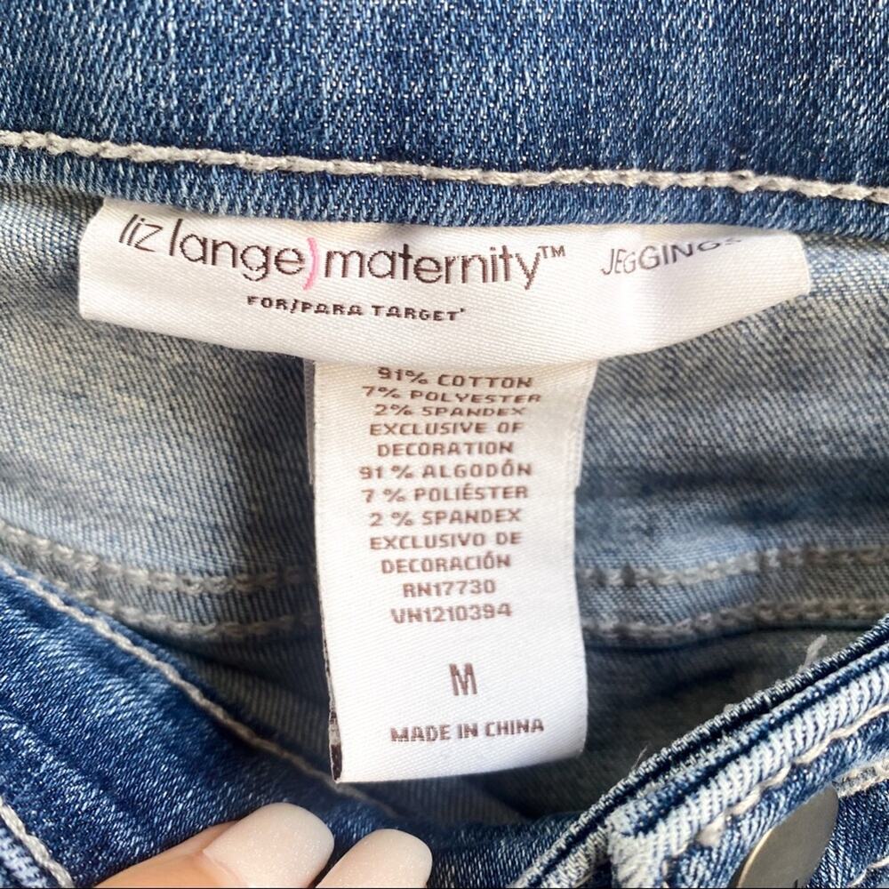 Liz Lange Maternity Jeans Medium‎ - Picture 4 of 6